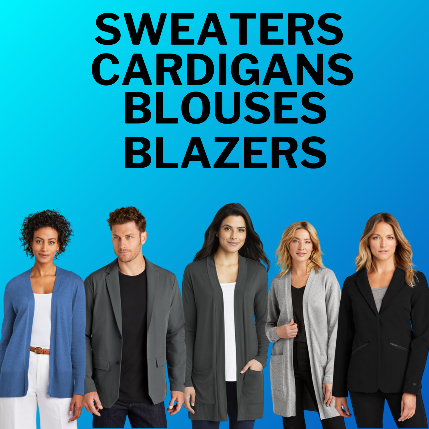 Sweaters Cardigans Blouses Blazers