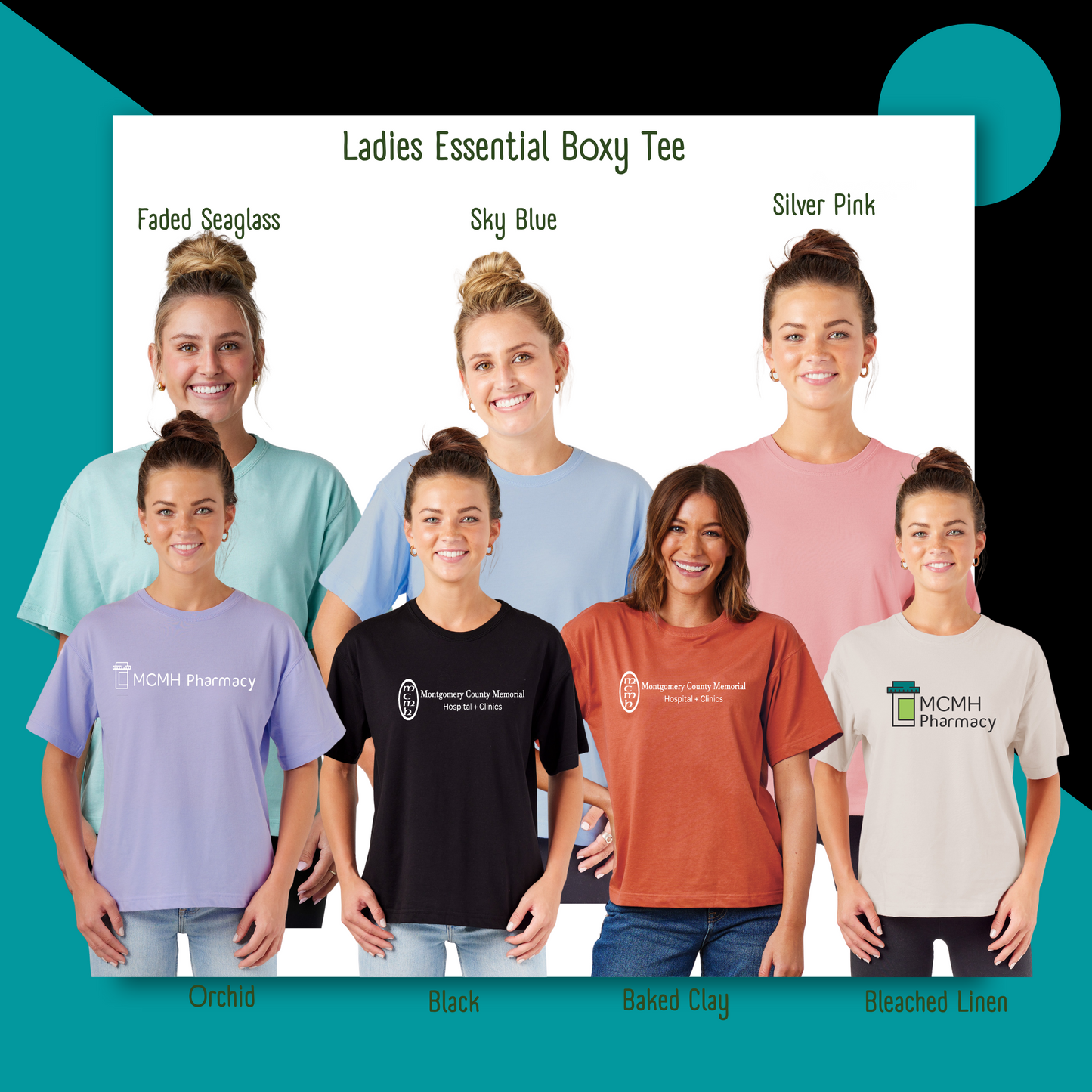 MCMHT Ladies Essential Boxy Tee