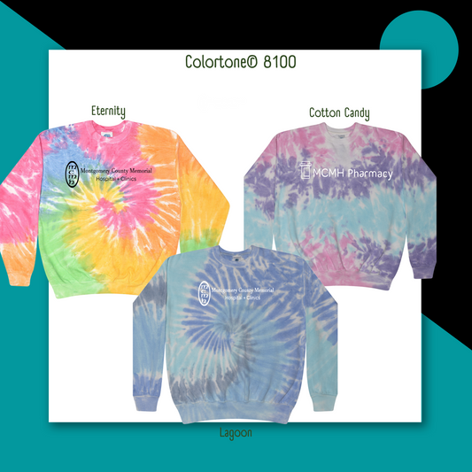 MCMHSH Colortone Tie Dye Crewneck Sweatshirt