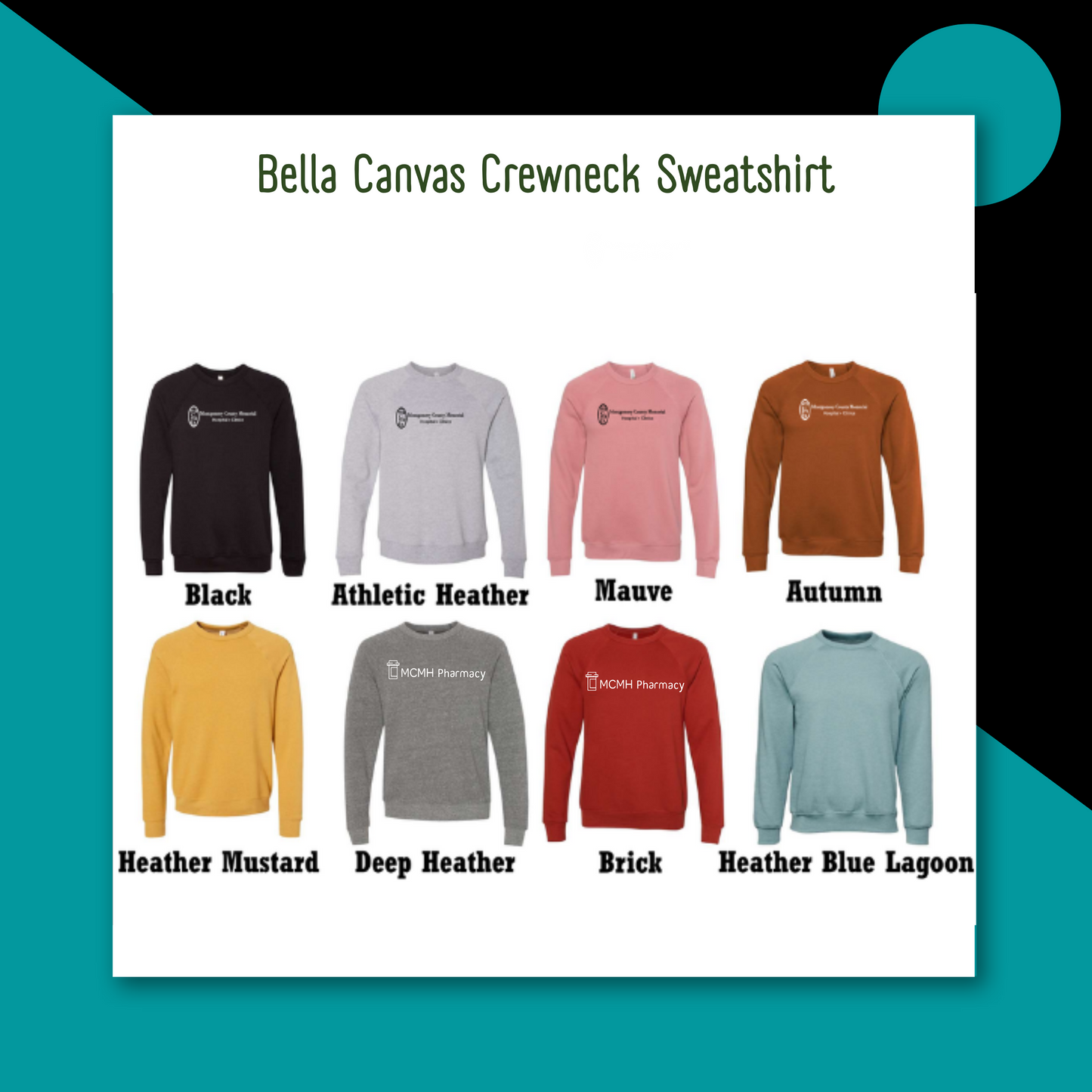 MCMHSH Bella Canvas Crewneck Sweatshirt