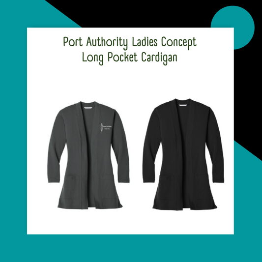 MCMHSC Port Authority Ladies Concept Long Pocket Cardigan