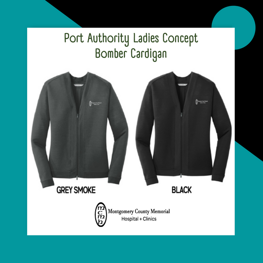 MCMHSC Port Authority Ladies Concept Bomber Cardigan