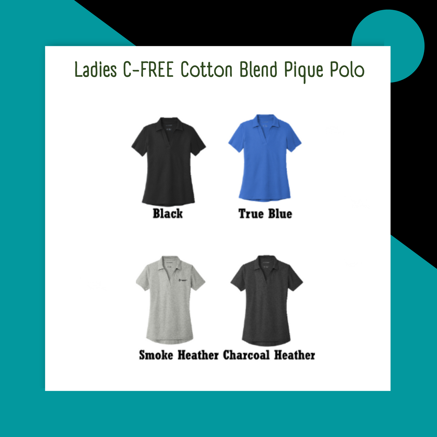 MCMHP Ladies C-FREE Cotton Blend Pique Polo