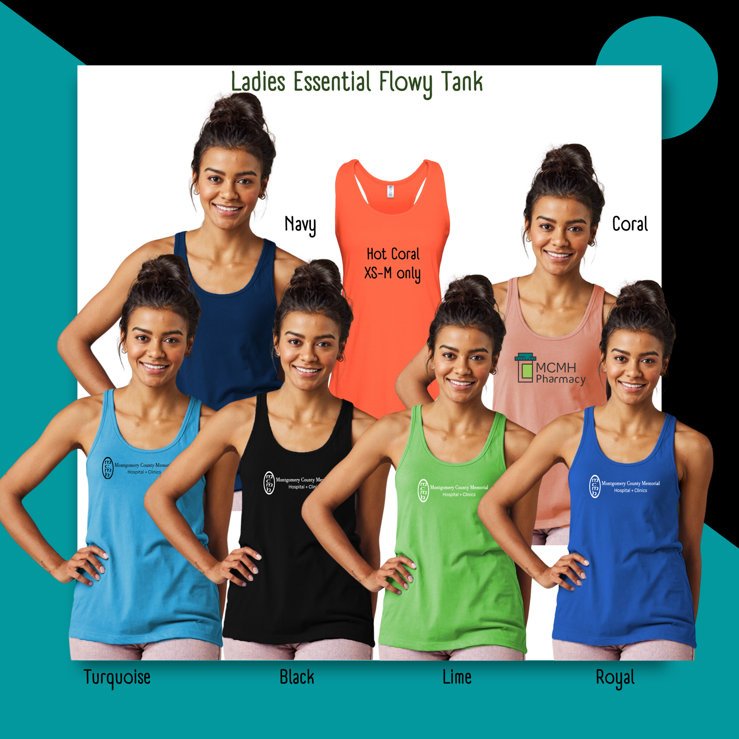 MCMHT Ladies Essential Flowy Tank