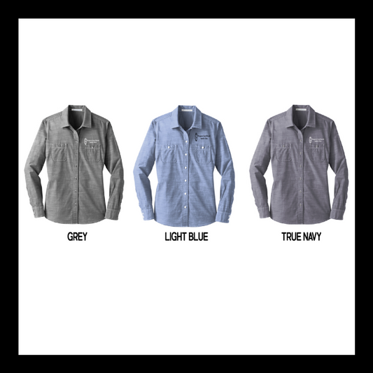 MCMHP Port Authority Ladies Slub Chambray Shirt